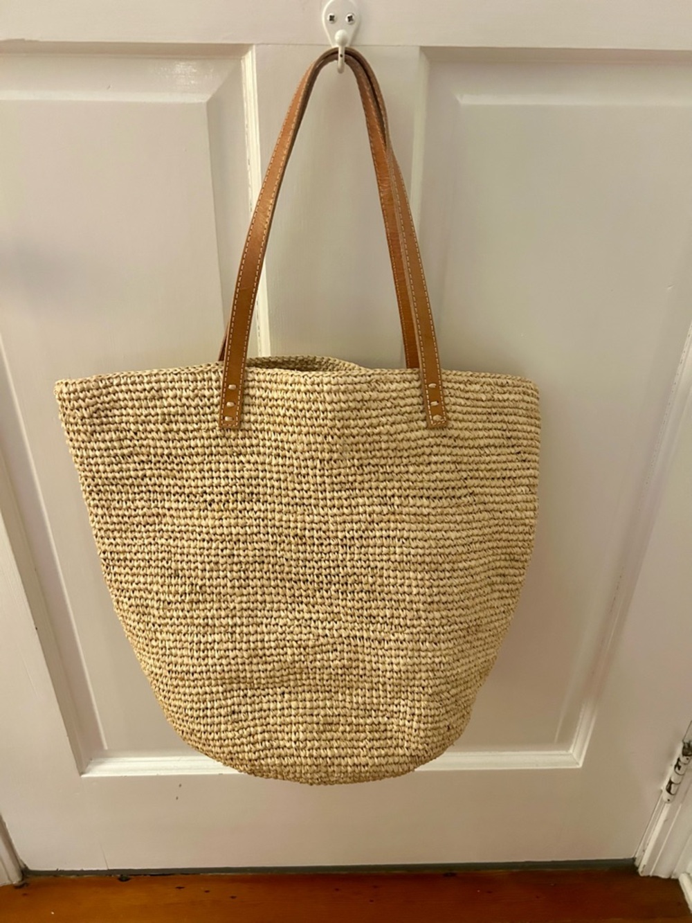 Hat Attack Rafia Tote - Picture 2 of 5